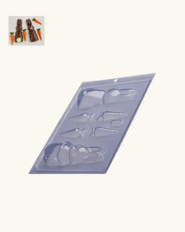 Gelatinformar-Pralinform Kanin, Morot - Chokladform - Porto Formas 110