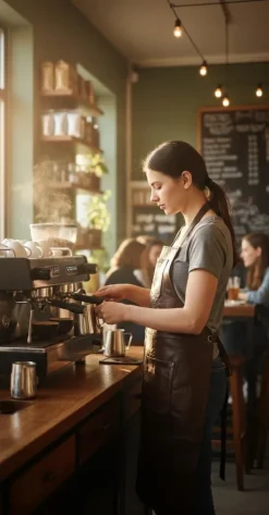 Förkläden-PREMIUM SKINNFÖRKLÄDE GRILL / BBQ / BARISTA / KOCK / FRISÖR FÖRKLÄDE BRUN VINTAGE