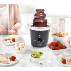 Princess Chokladfontän 292994 svart rostfri skål med snabb uppvärmning