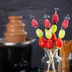 Princess Chokladfontän 292994 svart rostfri skål med snabb uppvärmning