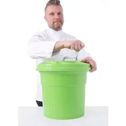 Salladsslungor-Professionell centrifug för att dränera sallad 25 l - Hendi 222560