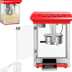 Professionell effektiv popcornmaskin 1325W Royal Catering RCPR-1325