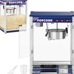 Professionell effektiv popcornmaskin 1350W 8 oz Royal Catering RCPR-1350