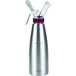 Professionell siphon i rostfritt stål - GOBEL - GL338 - 3 munstycken inkluderade - Norm NF D21-901 - Rostfritt stål 18/8