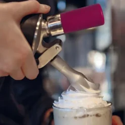 Professionell siphon i rostfritt stål - GOBEL - GL338 - 3 munstycken inkluderade - Norm NF D21-901 - Rostfritt stål 18/8