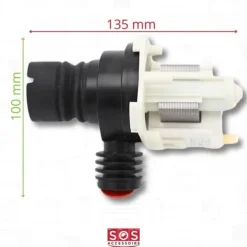 Tvättmaskiner-Pump for drainage - SOS Accessoire - 140000443022 - Compatible with AEG, Electrolux, Ikea - Dishwasher