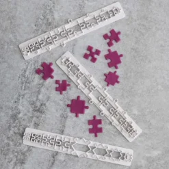 Kakformar-Pussel + Hexagon Utstickare | 6-pack