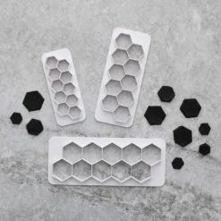 Kakformar-Pussel + Hexagon Utstickare | 6-pack