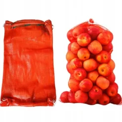 Matförvaringspåsar-Röd raschelpåse 60x90 cm 30-35 kg 100 stycken