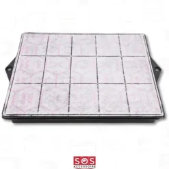 Whirlpool Köksfläktar-Rektangulärt kolfilter typ 160 (DKF41) (individuellt) för Hood A