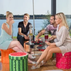 Dryckesautomater-Relaxdays Distribuitör för alkoholhaltiga drycker, öl, etc., rolig, i plast och silikon, 900 ml, kromad