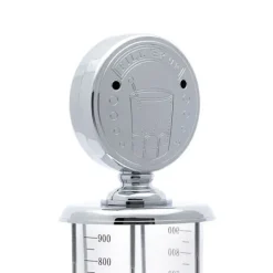 Dryckesautomater-Relaxdays Distribuitör för alkoholhaltiga drycker, öl, etc., rolig, i plast och silikon, 900 ml, kromad