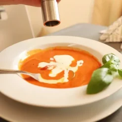 Relaxdays Salt Shaker, Pepper Shaker, Set med 2, Manuell, Salt, Peppar, Kryddkvarn, Rostfritt stål justerbar keramisk kvarn, Silver