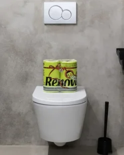 Toalettpapper-Renova Lime Toalettpapper Doftande 20,7 m 3-lagers 180 ark 4 rullar