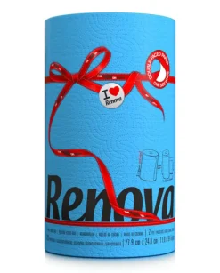 Renova Pappershandduk Blå 1R