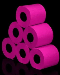 Renova Rosa Doftande Toalettpapper 16,1 m 3-lagers 140 ark 6 rullar