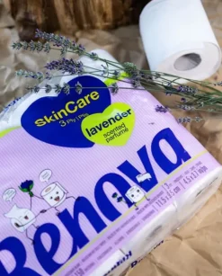 Toalettpapper-Renova Skin Care Lavender 12R Toalettpapper