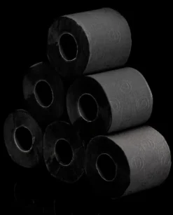 Renova svart parfymerat toalettpapper 16,1 m 3-lagers 140 ark 6 rullar