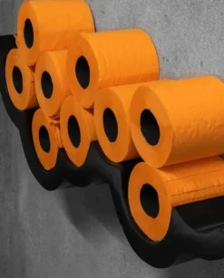 Toalettpapper-Renova toalettpapper med apelsindoft, 16,1 m, 3-lagers, 140 ark, 6 rullar