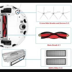 Dammsugartillbehör-Reservdelar för Xiaomi Roborock S5 S6 Max 10 delar