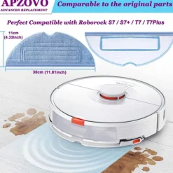 Dammsugartillbehör-Reservdelar till Roborock S7/S7 Plus/T7/T7 Plus/T7s/T7s Plus 9 delar