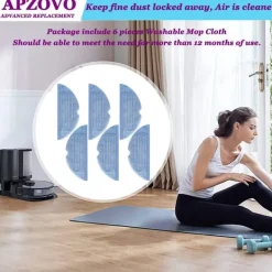 Dammsugartillbehör-Reservdelar till Roborock S7/S7 Plus/T7/T7 Plus/T7s/T7s Plus 9 delar