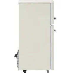 Retro-Kylskåp, Dubbeldörr, 72L kyl, 21L frys, 120 kWh/år, LED-ljus, Flera färger, Energieklass E