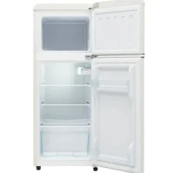Retro-Kylskåp, Kombinerad kyl och frys, 105.5 cm, 92L, 28L frys, 116 kWh/år