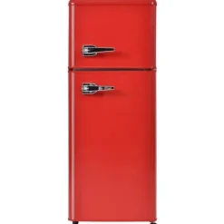 Kombinerad Kyl- & Frys-Retro-Kylskåp, Kombinerad kyl och frys, 105.5 cm, 92L, 28L frys, 116 kWh/år