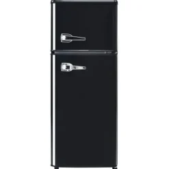 Kombinerad Kyl- & Frys-Retro-Kylskåp, Kombinerad kyl och frys, 105.5 cm, 92L, 28L frys, Energieklass D