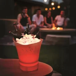 Ishink & Kylare-RGB-ishink med LED-belysning COOLER 5L BLUETOOTH-högtalare