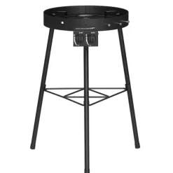 Mustang Gasbrännare-Ringbrännarsats Premium med dubbla gasringar och paellapanna, Ø 40 cm