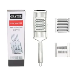 Mathyvlar & Rivjärn-Rivjärnsset i rostfritt stål, 3 delar - Silver