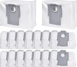Dammsugartillbehör-Roborock Dammsugarpåsar för Roborock S8, S8+, S8 Pro Ultra, S7 MaxV Ultra, S7 Pro Ultra, Q7+, Q7 Max+14-pack