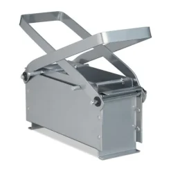 Robust brikettpress för silverpapper