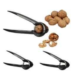 Matknäckare-Robust Nötknäppare Set med 3 Svarta