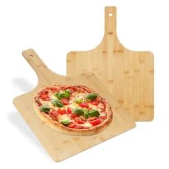 Robust pizzaspjäll XXL bambu set om 2