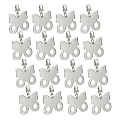 Dukclips & -Vikter-Robusta 16 dukvikter fjäril