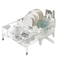 Rootz Drip Frame - Tvätttorkningsställ - Space Saver - Steel & PP Plastic - White - 31-56 cm x 42 cm x 20 cm