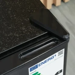 Kylskåp-Rootz Minifrys - 35 L frysbox - Minikylskåp - Minikyl - 5-nivå temperaturkontroll - Stål, plast - Svart - 47W x 44,2D x 48,8H cm