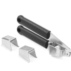 Vitlökspressar-Rostfri vitlökspress, 2 tjocklekar - Hendi 856123