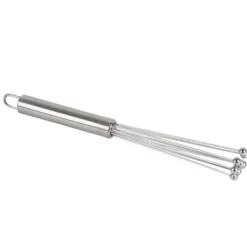 Vispar-Rostfria Stålbollar Visp Äggvisp Blandning Matlagningsverktyg Fast Hållbar Gräddskummare Bakredskap