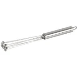 Vispar-Rostfria Stålbollar Visp Äggvisp Blandning Matlagningsverktyg Fast Hållbar Gräddskummare Bakredskap