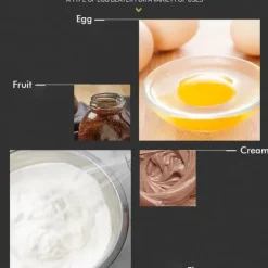 Vispar-Rostfria Stålbollar Visp Äggvisp Blandning Matlagningsverktyg Fast Hållbar Gräddskummare Bakredskap