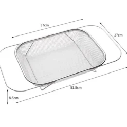 Durkslag & Silar-Rostfritt durkslag 38x28x8cm