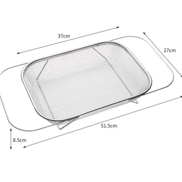 Durkslag & Silar-Rostfritt durkslag 38x28x8cm