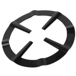 Avsvalningsgaller-Rostfritt Järn Svart Moka Kaffekanna Hylla Rund Spis Brännare Stödställ Köksredskap