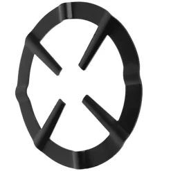 Avsvalningsgaller-Rostfritt Järn Svart Moka Kaffekanna Hylla Rund Spis Brännare Stödställ Köksredskap