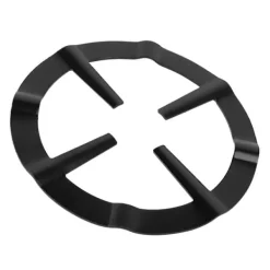 Avsvalningsgaller-Rostfritt Järn Svart Moka Kaffekanna Hylla Rund Spis Brännare Stödställ Köksredskap