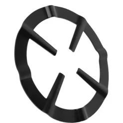 Avsvalningsgaller-Rostfritt Järn Svart Moka Kaffekanna Hylla Rund Spis Brännare Stödställ Köksredskap